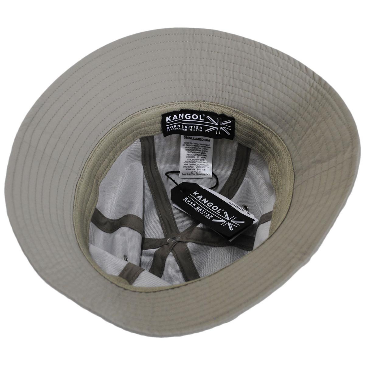 Kangol | Park Life Nylon Casual Bucket Hat | 185825 | under | WARM GREY
