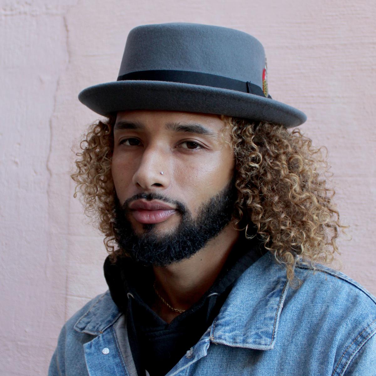 Jaxon Hats | Wool Felt Pork Pie Hat | 135065 | lsmtwo | GREY