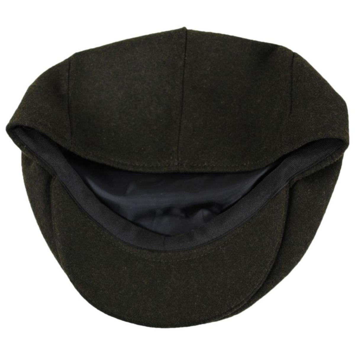 Jaxon Hats | Harlem Wool Blend Ivy Cap | 167733 | under | OLIVE GREEN