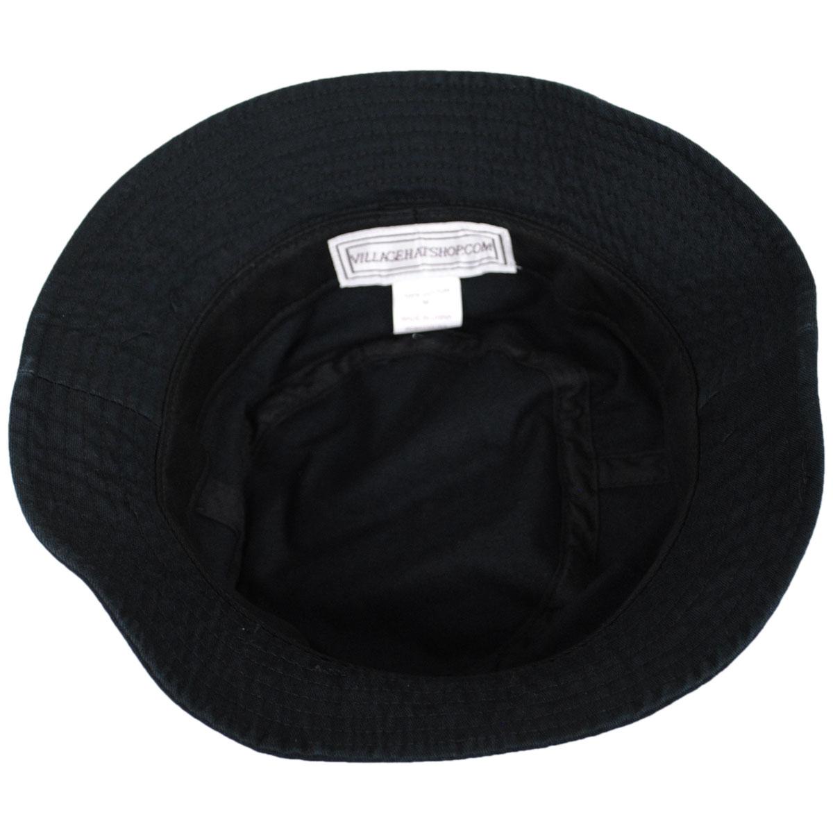 Village Hat Shop | Wholesale Cotton Twill Bucket Hat B2B Pre-Pack | B2B186604 | under | BLACK