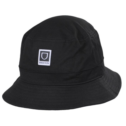 BRIXTON HATS | Beta Cotton Packable Bucket Hat - Standard Colors | 185525 | lead | BLACK
