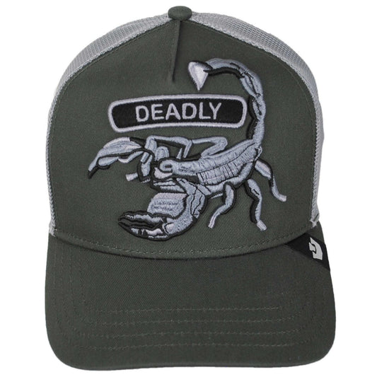 Goorin Bros | Classic Rocker Deadly Mesh Trucker Snapback Baseball Cap | 200793 | front | PALM
