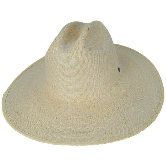 Hemlock Hat Co. | Toluca Fine Palm Straw Cattlemen Western Hat | 129584 | lead | SAND