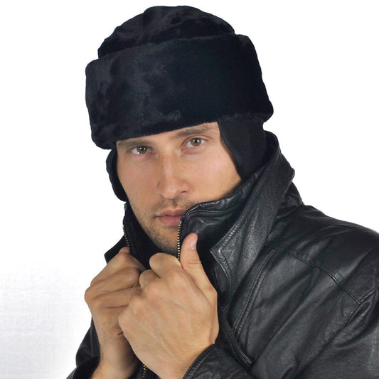 Jaxon Hats | Cossack Faux Fur Hat | 499984 | lsmone | BLACK