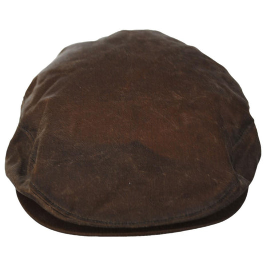 BRIXTON HATS | Hooligan Weather Guard Waxed Cotton Ivy Cap | 161561 | front | COPPER