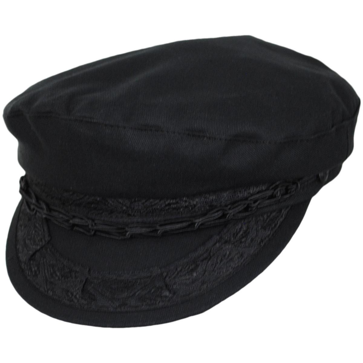 Scala | Cotton Greek Fisherman's Cap | 180018 | lead | BLACK