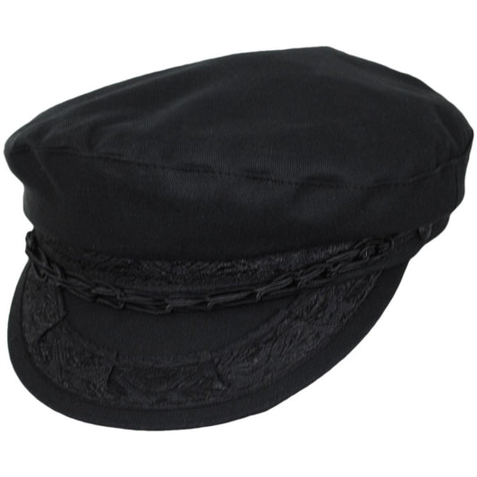 Scala | Cotton Greek Fisherman's Cap | 180018 | lead | BLACK