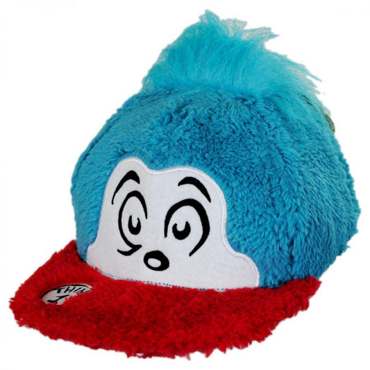 Dr. Seuss | Thing 1 Fuzzy Baseball Cap | 220809 | lead | BLUE/RED