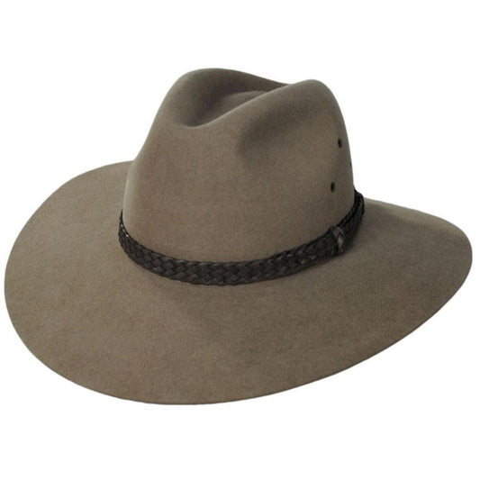 Akubra | Riverina Fur Felt Australian Western Hat | 131710 | lead | BRAN