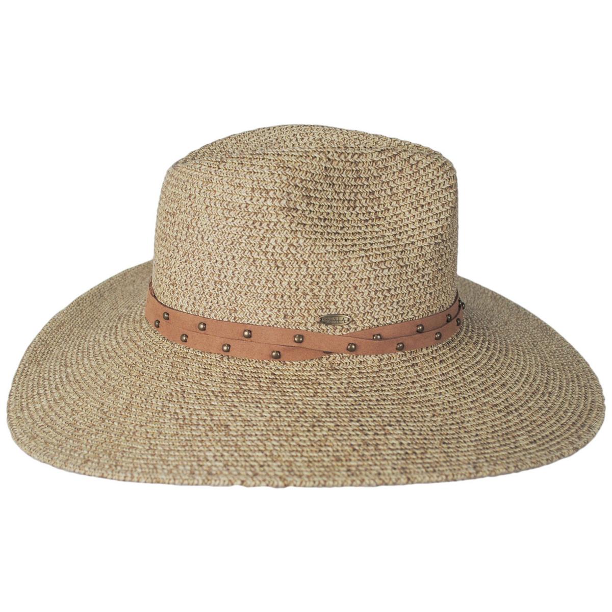 Scala | Misa Toyo Braid Straw Safari Fedora Hat | 105504 | profile | TOAST