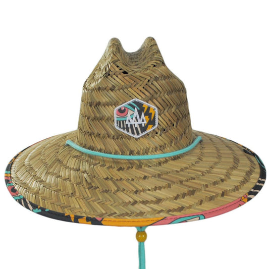 Hemlock Hat Co. | Youth Lucy Rush Straw Lifeguard Hat | 505919 | front | NATURAL