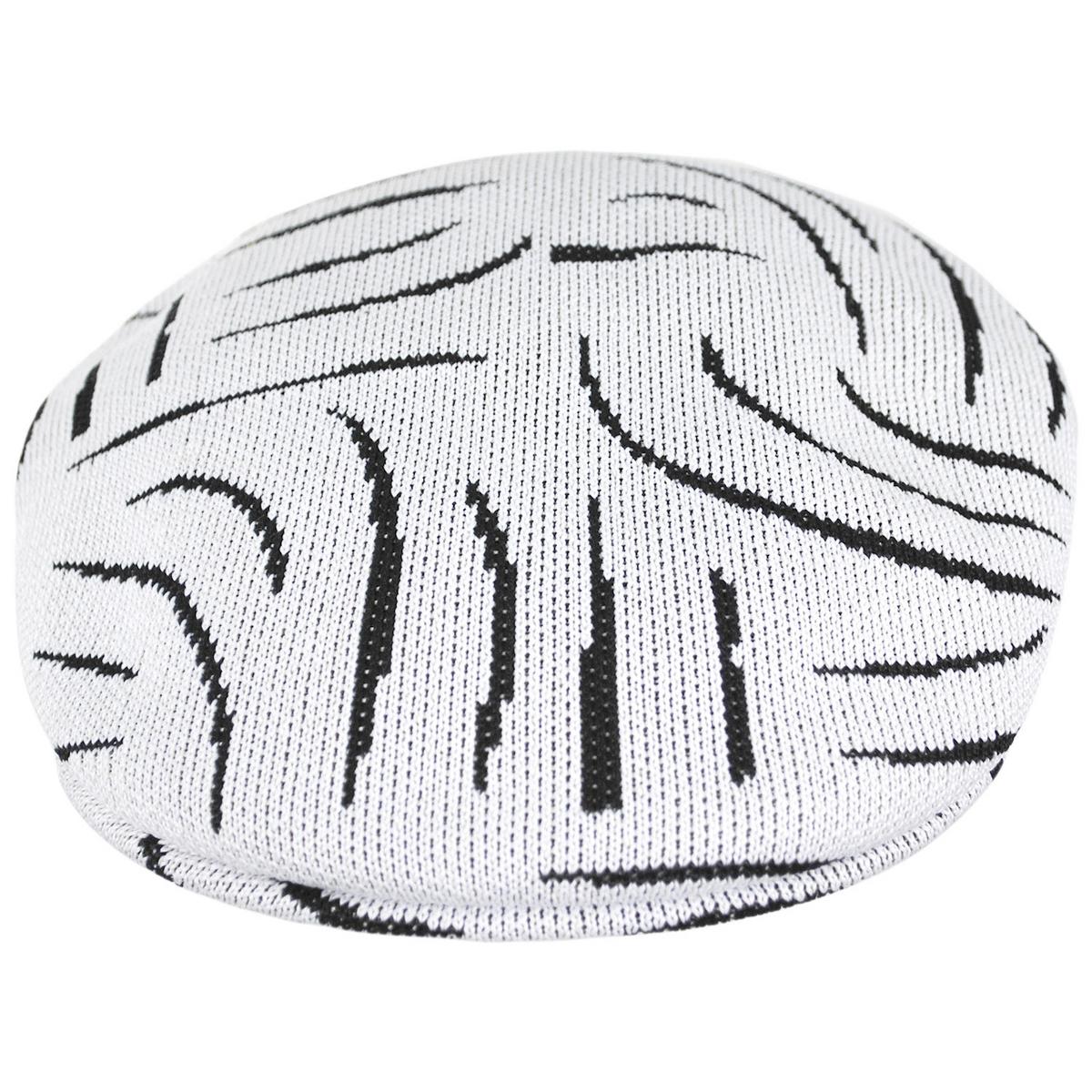 Kangol | Swerve Tropic 504 Ivy Cap | 161031 | front | WHITE/BLACK