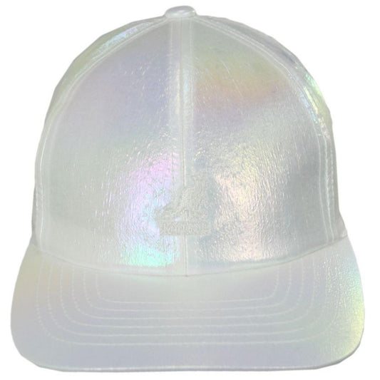 Kangol | Foiled Irisdescent Baseball Cap Dad Hat | 201190 | front | MOONSTONE