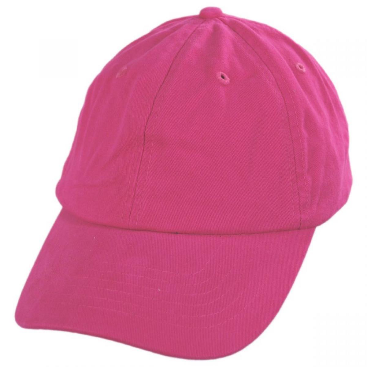 HeadShots by KC Caps | Adult LoPro Strapback Baseball Cap Dad Hat | 200510 | lead | HOT PINK