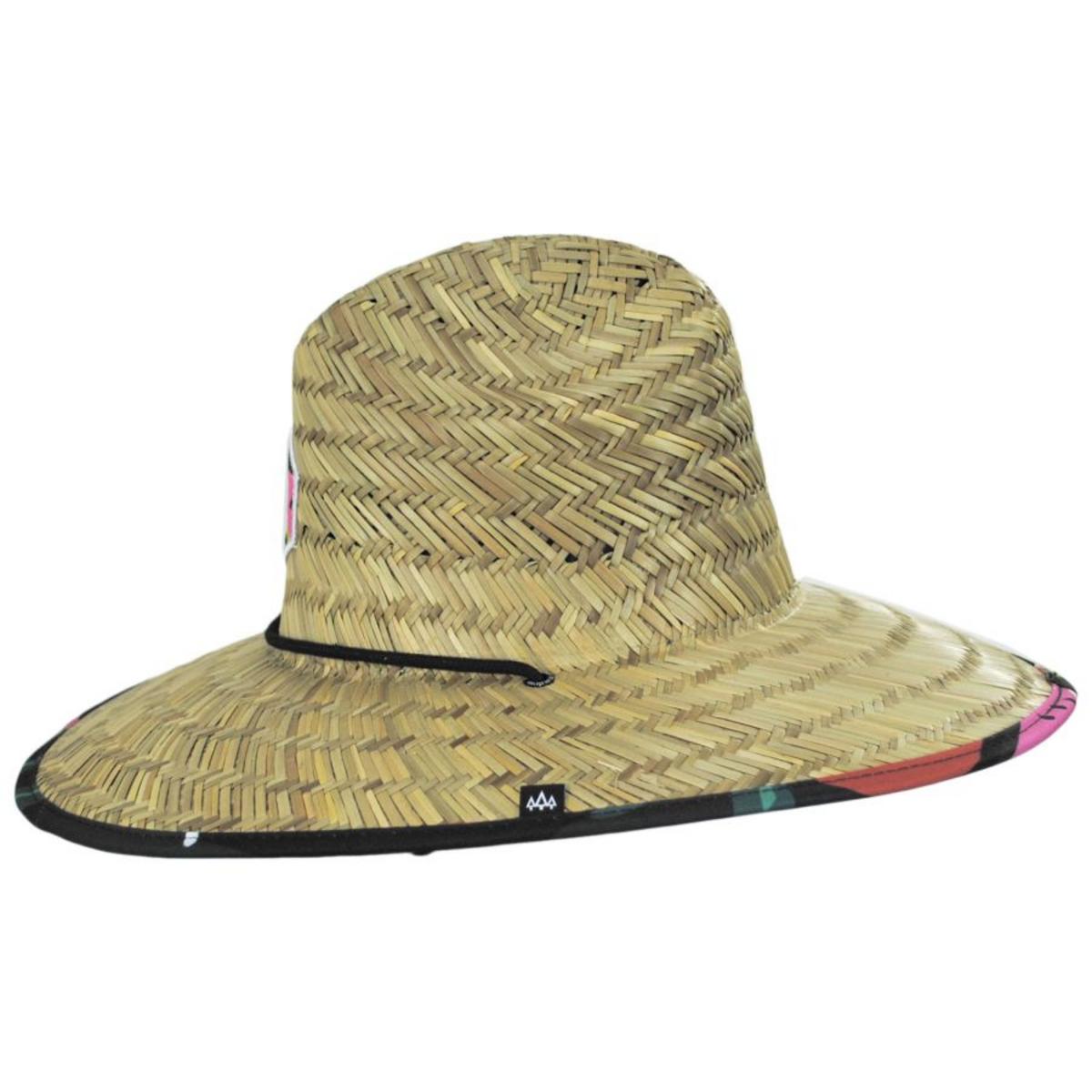 Hemlock Hat Co. | Blend Straw Lifeguard Hat | 129578 | profile | TAN