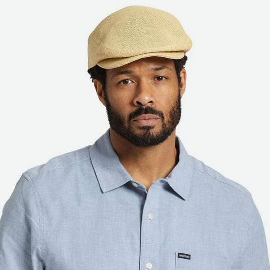 BRIXTON HATS | Hooligan Toyo Straw Lightweight Ivy Cap | 161553 | lsmone | NATURAL STRAW