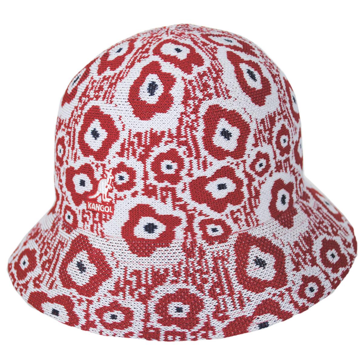 Kangol | Retro Flower Tropic Casual Bucket Hat | 106838 | lead | RED