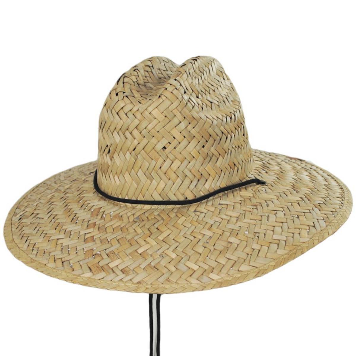 BRIXTON HATS | Bells II Palm Leaf Straw Lifeguard Hat | 128340 | lead | TAN