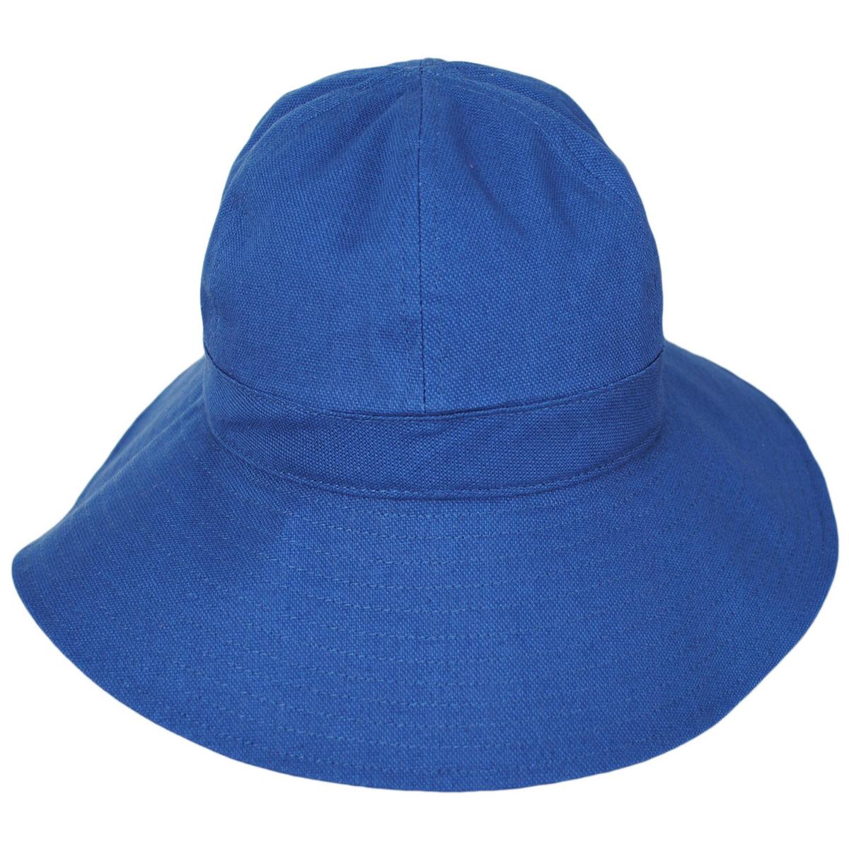 Scala | Elda Cotton Facesaver Cap | 106416 | front | ATLANTIC BLUE