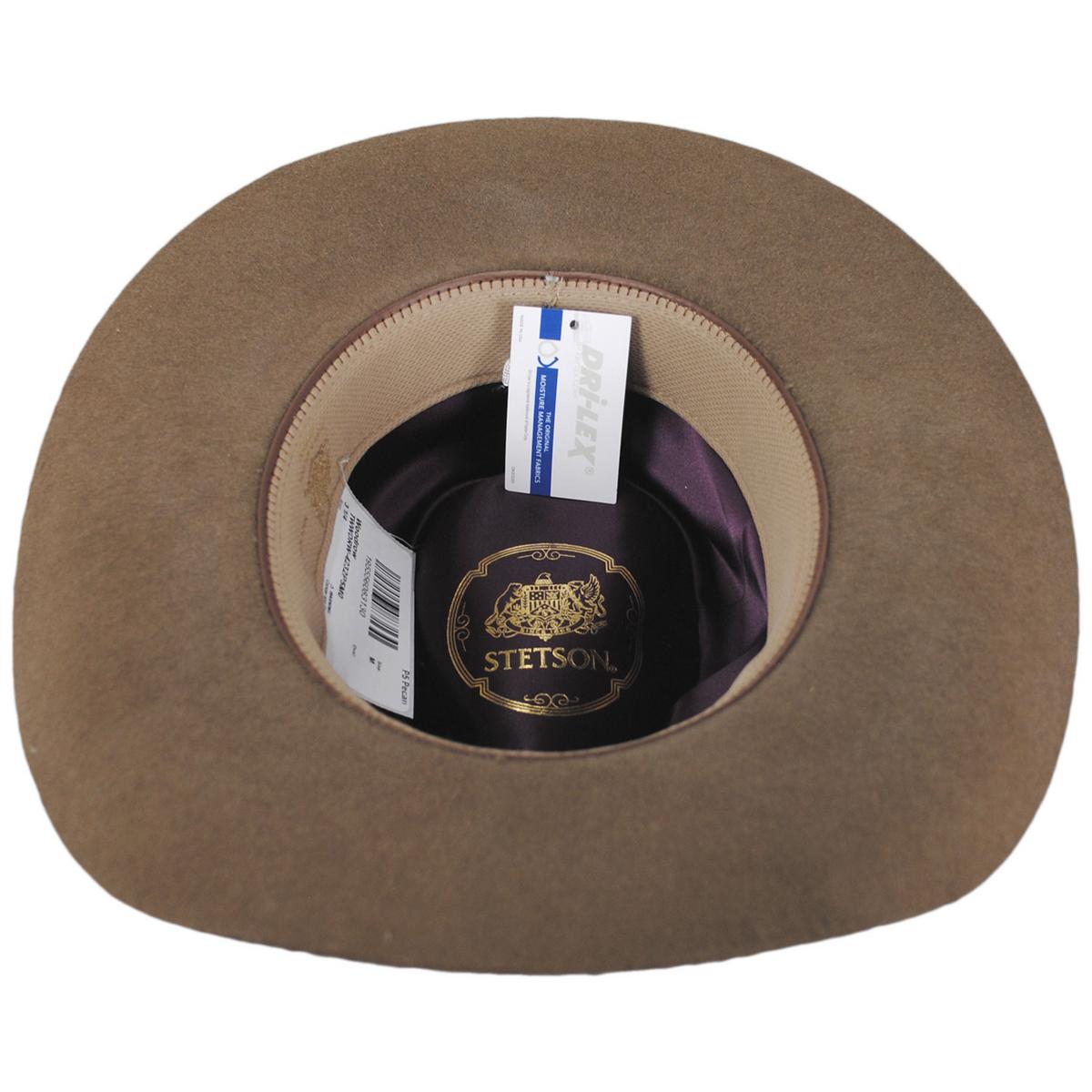 Stetson | Woodrow Wool Felt Western Hat | 130738 | under | PECAN