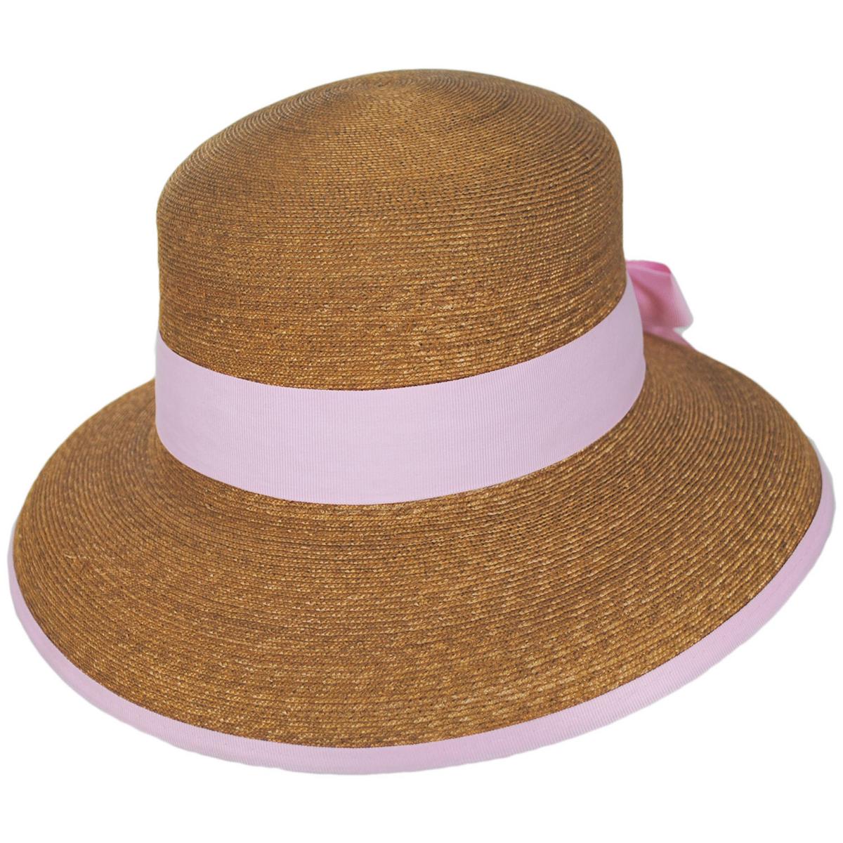 Peter Beaton | Prescott Milan Straw Lampshade Sun Hat | 102233 | lead | PINK