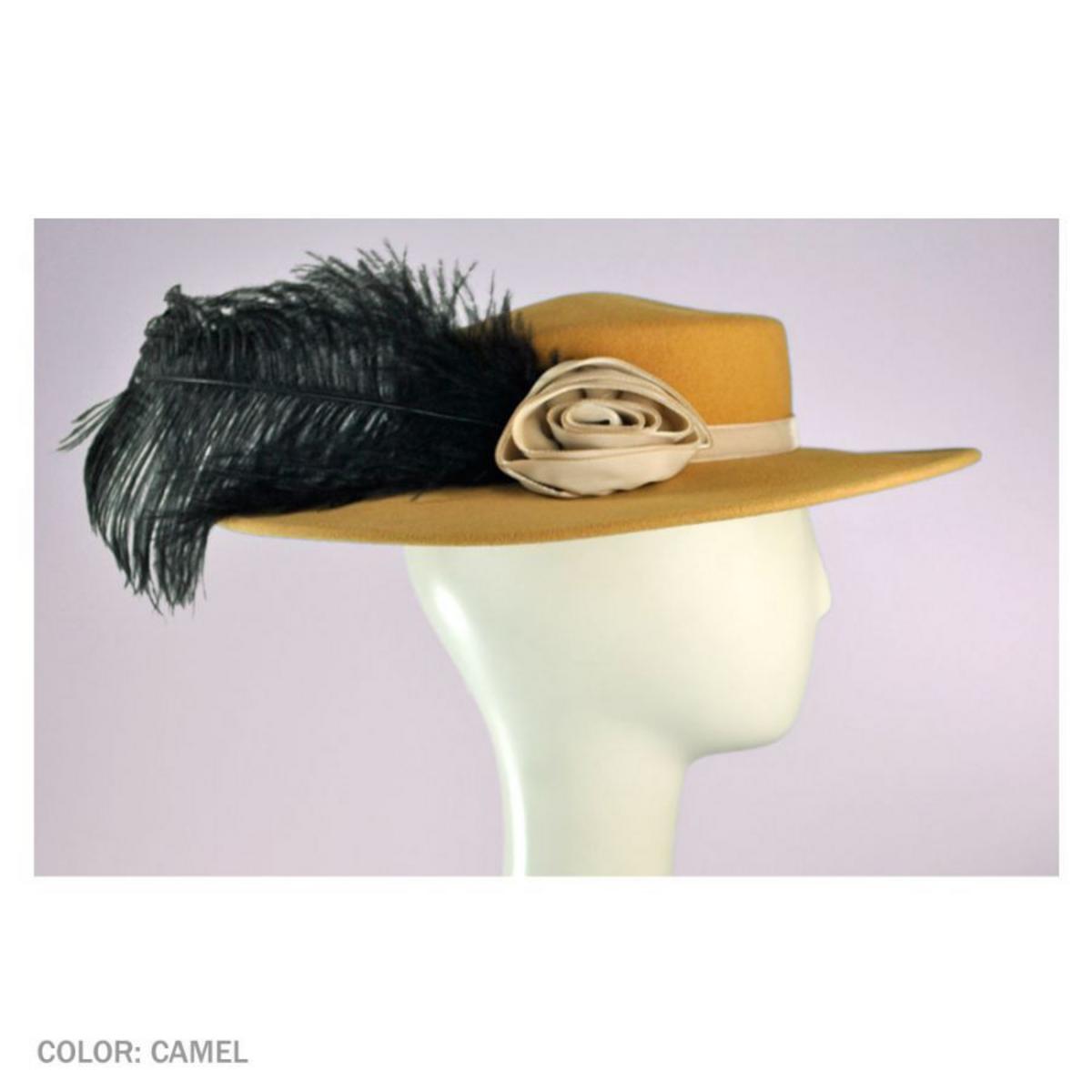 Heritage Collection 1890s Wool Felt Boater Hat