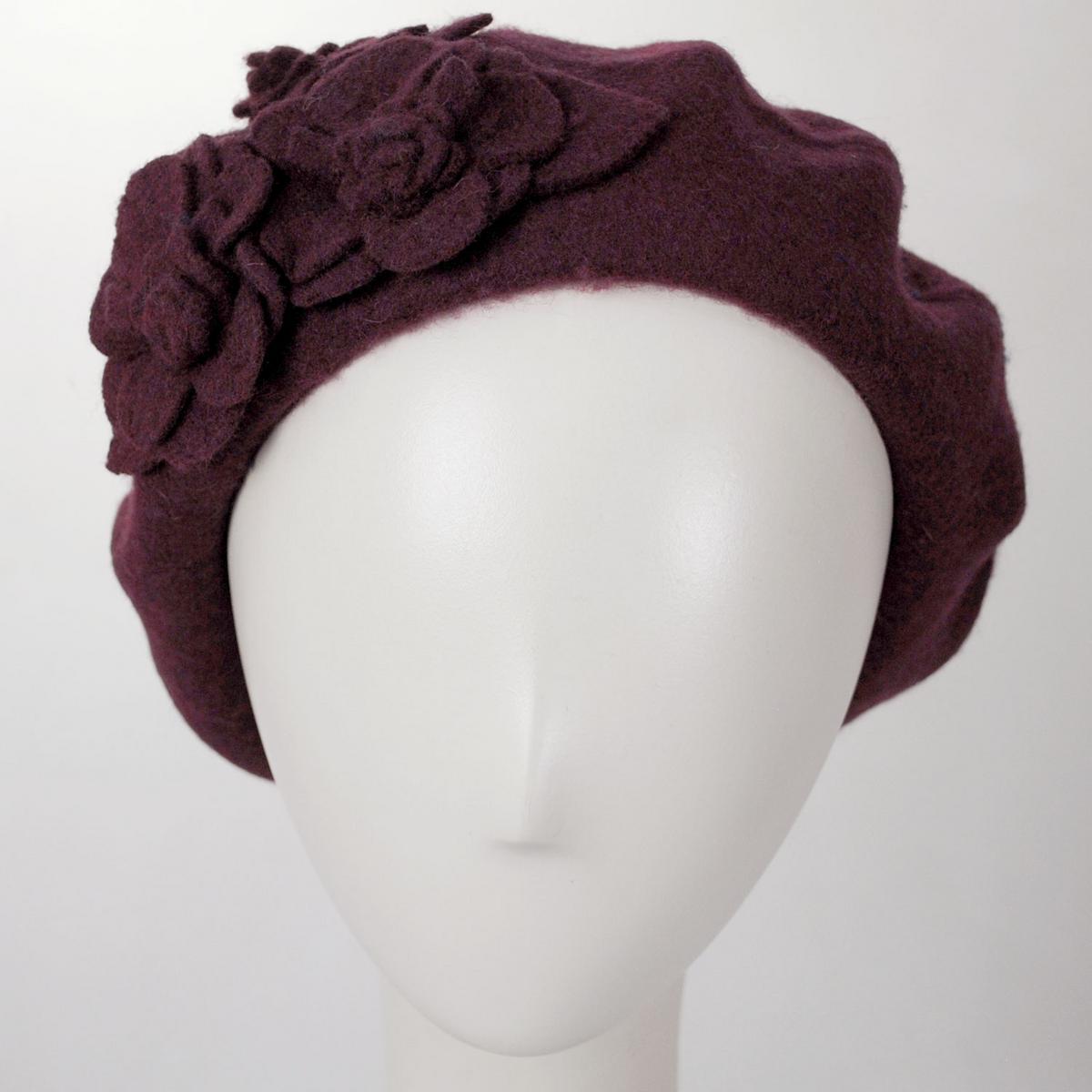 Fleur Wool Beret