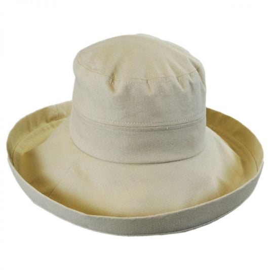 sur la tete | Lily Linen Breton Sun Hat | 109408 | lead | SAND