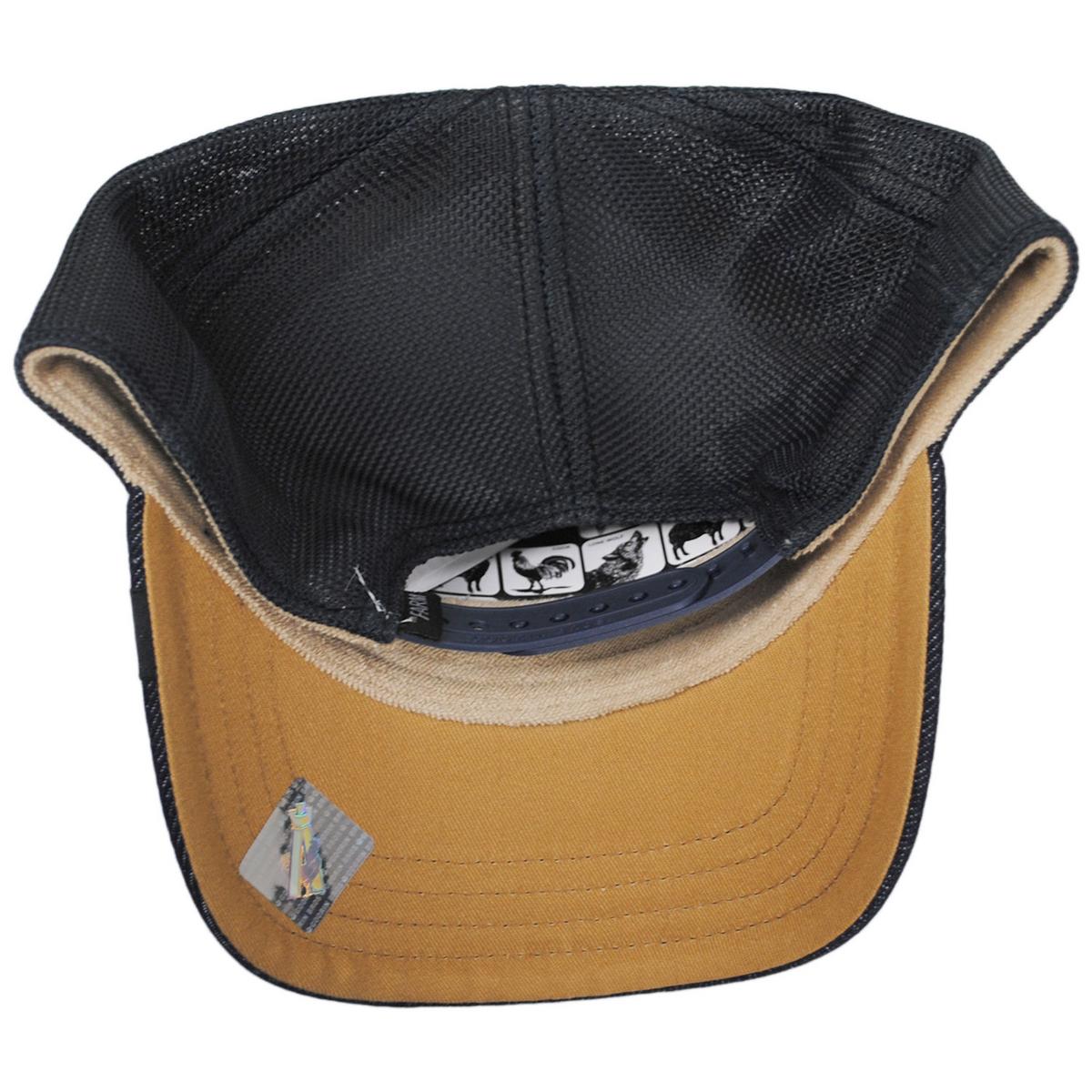 Goorin Bros | Bandit Coyote Mesh Trucker Snapback Baseball Cap | 200719 | under | LIGHT GREY