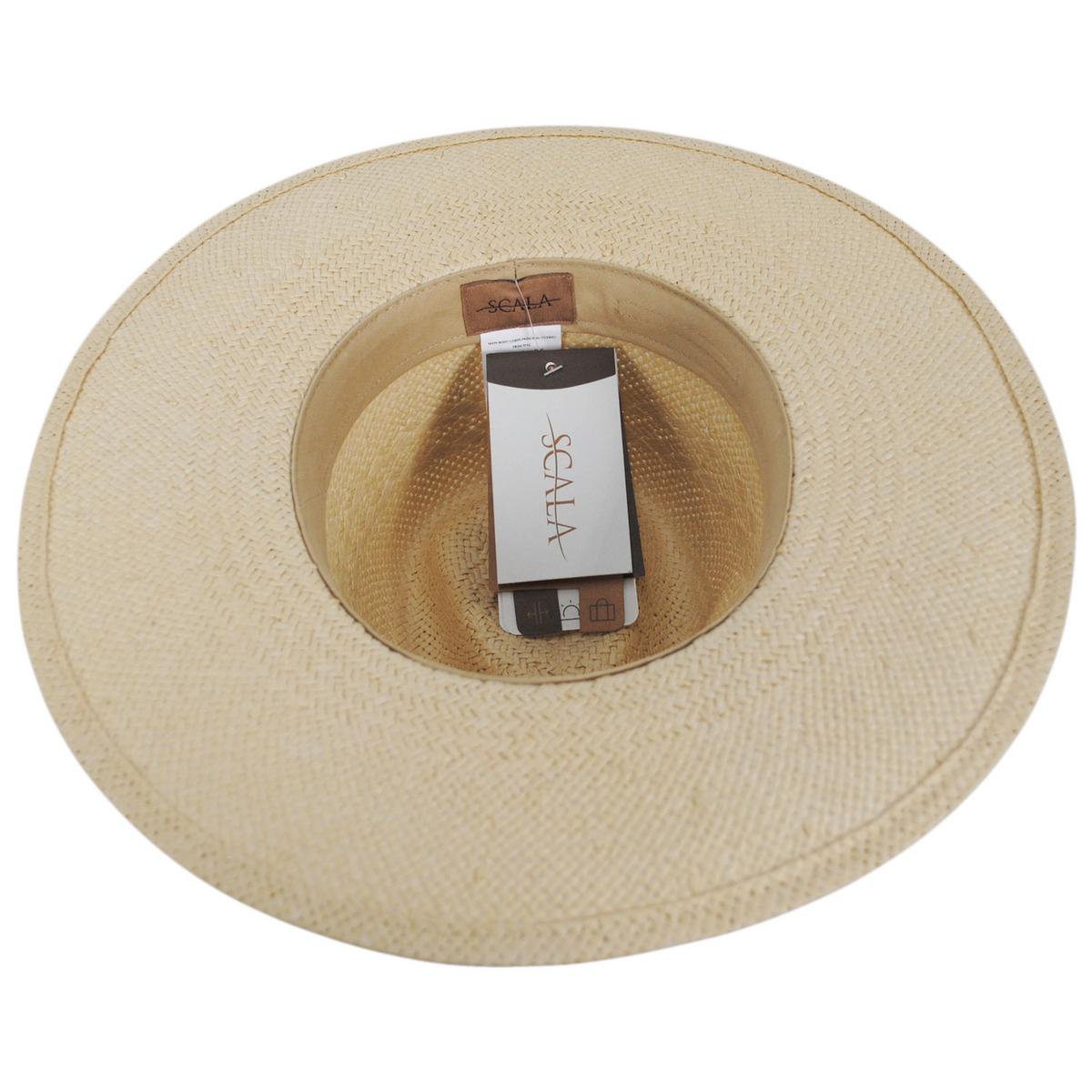 Scala | Quint Toyo Straw Western Hat | 100446 | under | NATURAL