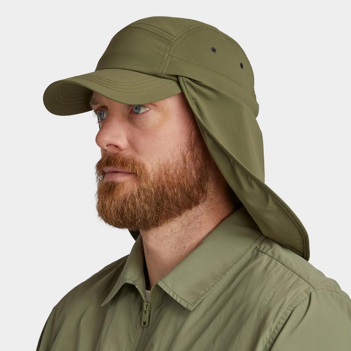 Tilley Endurables | Ultralight DWR Sunshield Neck Flap Baseball Cap | 400844 | lsmone | OLIVE