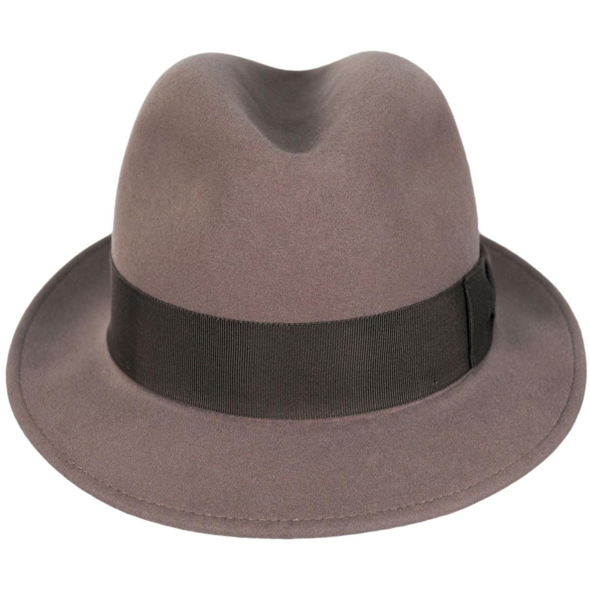 Bailey 1922 | Bogan Elite Wool Felt Fedora Hat - Classic | 130167 | front | ALMOND