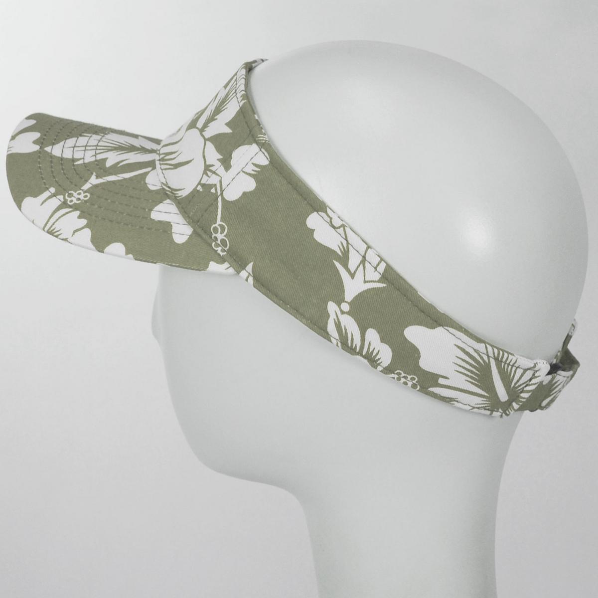 Dorfman Pacific | Maui Cotton Sport Visor | 195039 | profile | KHAKI