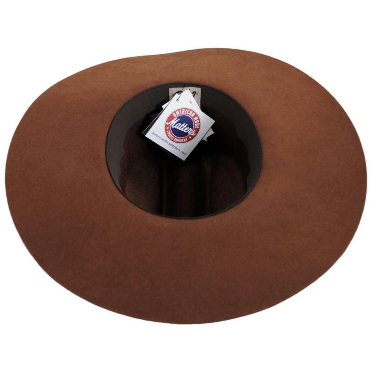 Bailey 1922 | Niall Wool Felt Western Hat | 130394 | under | COGNAC
