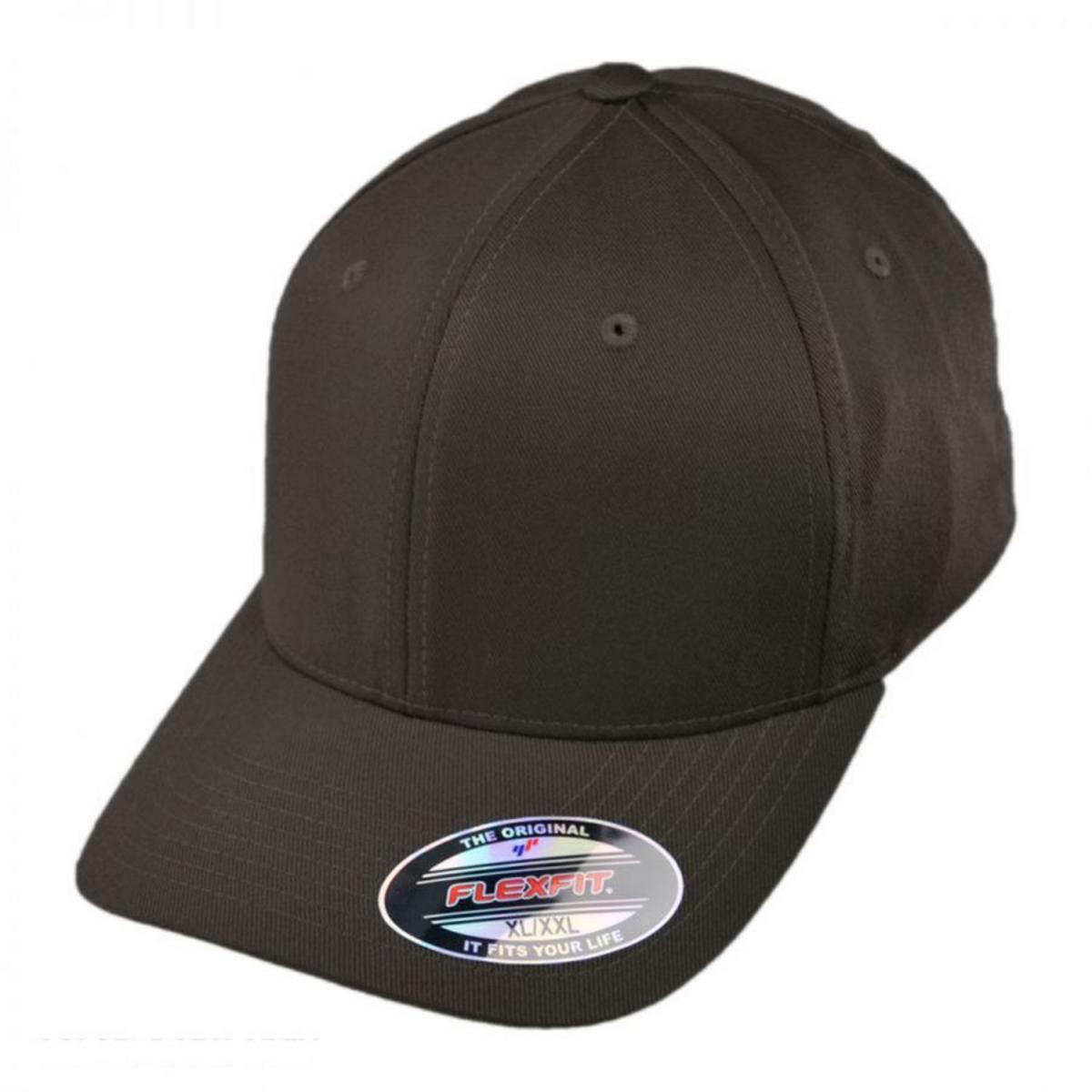 Flexfit | Combed Twill MidPro Flexfit Fitted 7 3/8 - 8 Baseball Cap | 221503 | lead | DARK GREY