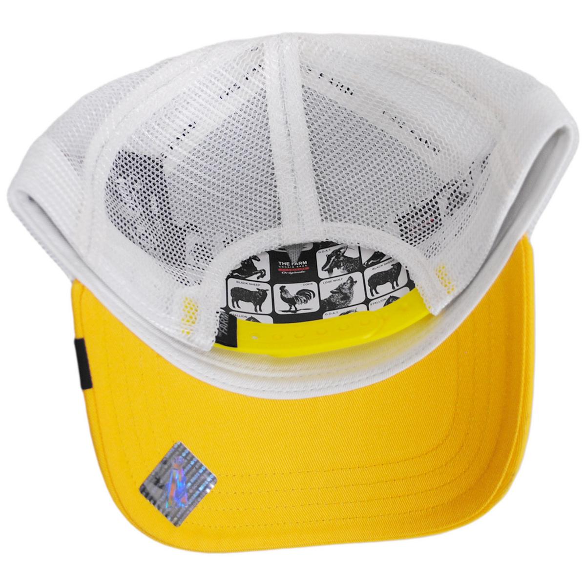 Goorin Bros | Puff Mesh Trucker Snapback Baseball Cap | 200446 | under | YELLOW