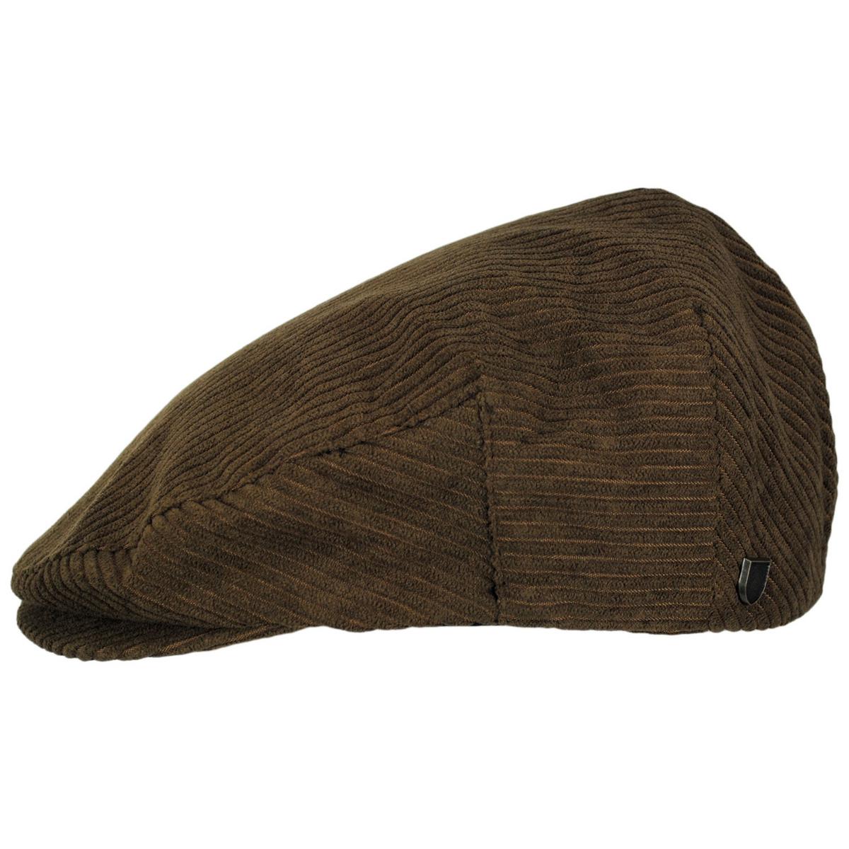 BRIXTON HATS | Corduroy Hooligan Ivy Cap | 161567 | profile | PINECONE BROWN