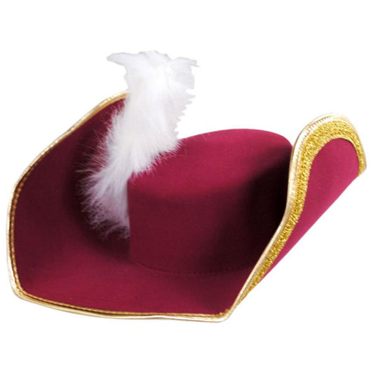 Disney | Peter Pan Captain Hook Hat | 190285 | lead | RED/GOLD
