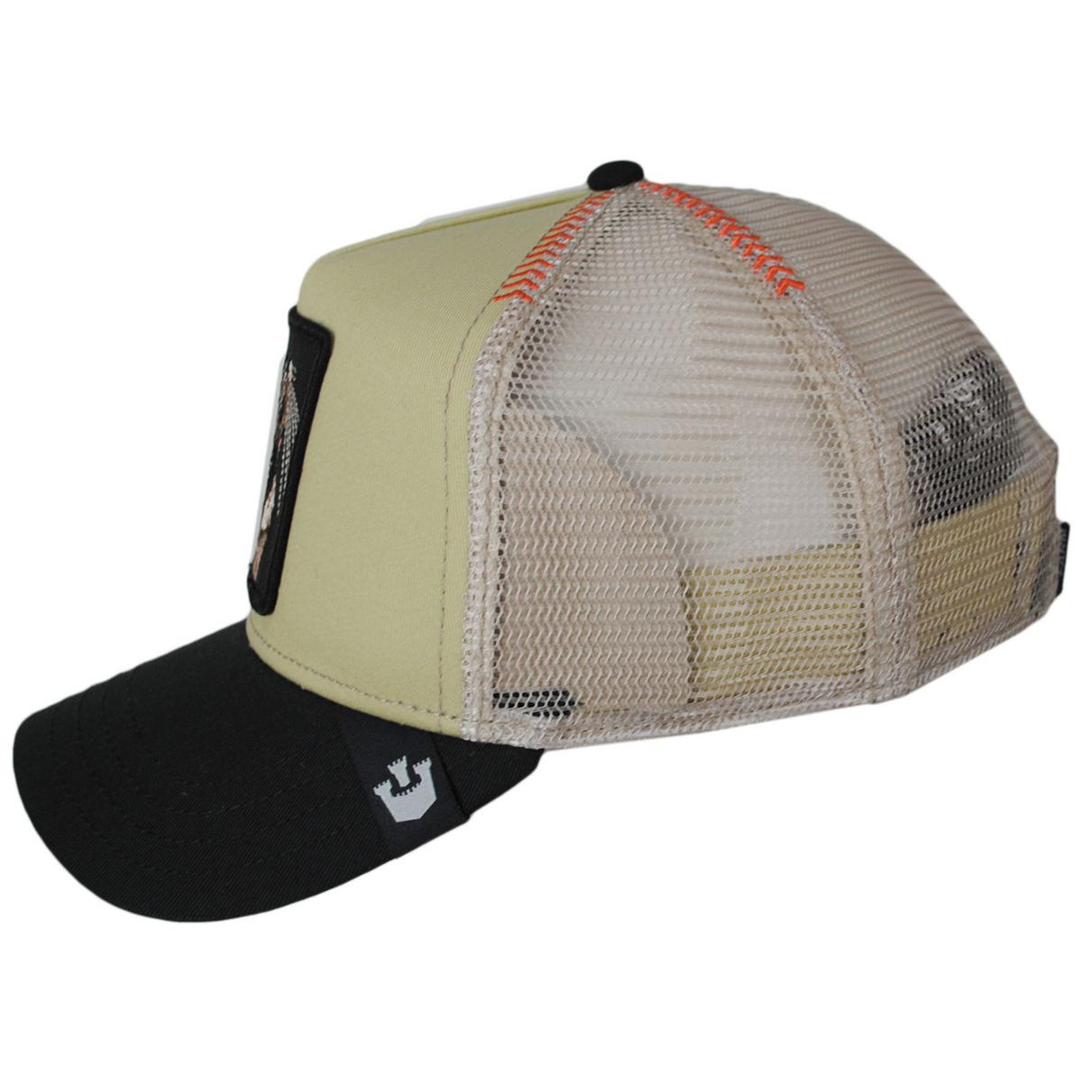 Goorin Bros | Seal Mesh Trucker Snapback Baseball Cap | 200715 | profile | BEIGE
