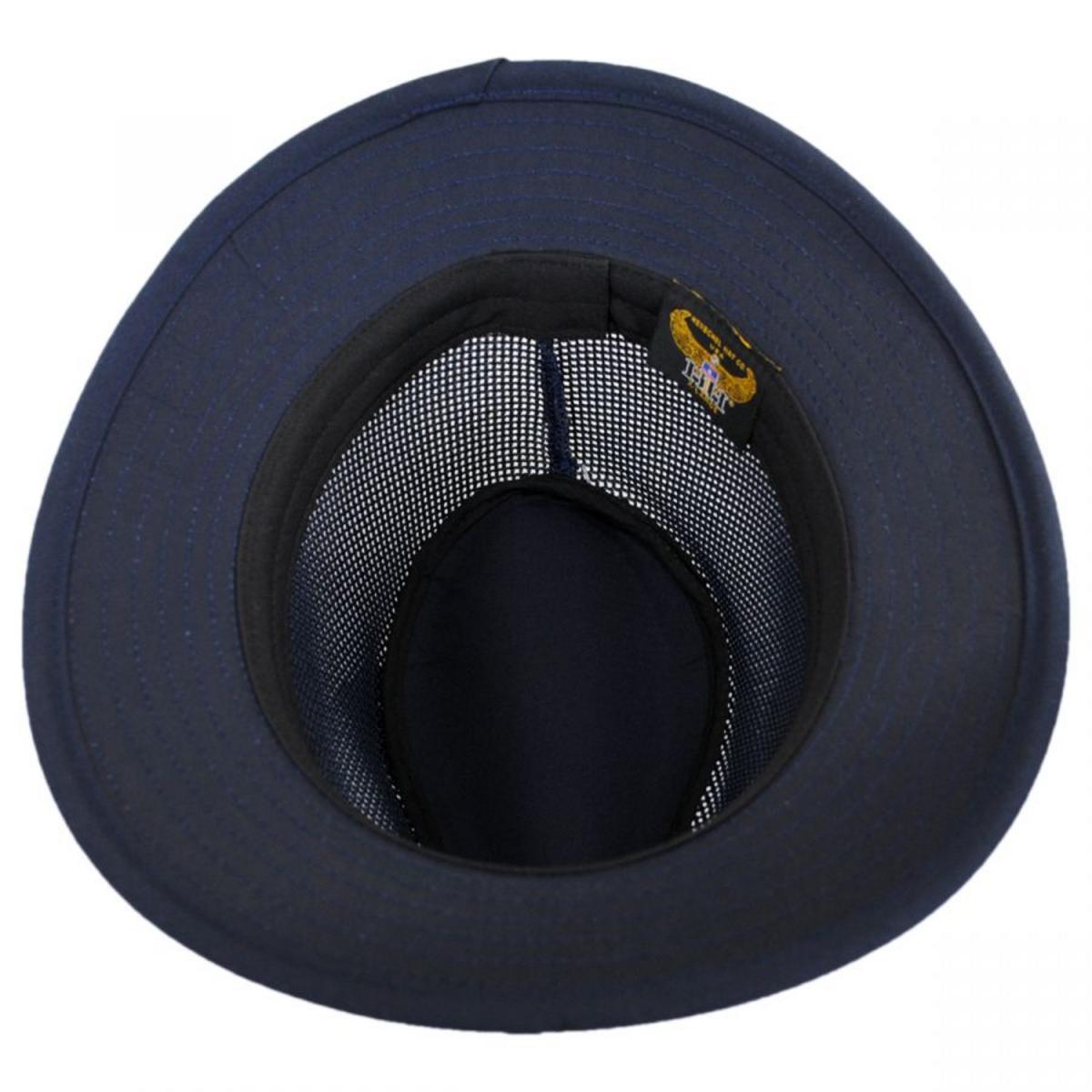 Henschel | Safari Mesh Packable Hat | 140352 | under | NAVY