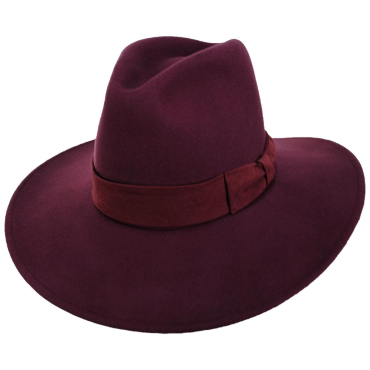 BRIXTON HATS | Layton Comfort Wool Felt Fedora Hat | 123930FW25 | lead | PORT/PORT