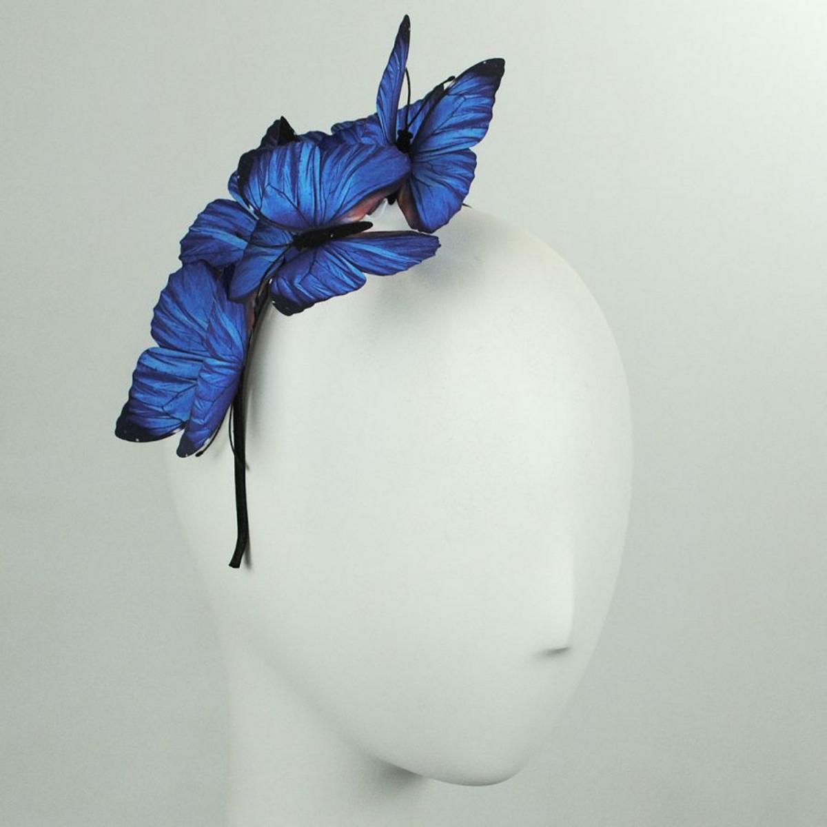 Jeanne Simmons | Butterfly Headband | 120752 | front | BLUE