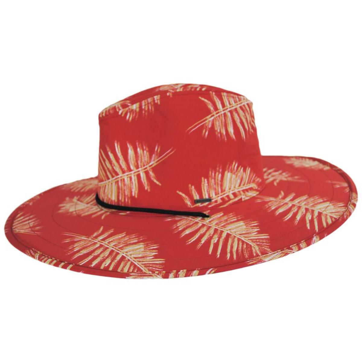 BRIXTON HATS | Field Cotton Aussie Sun Hat | 402613 | profile | ALOHA RED