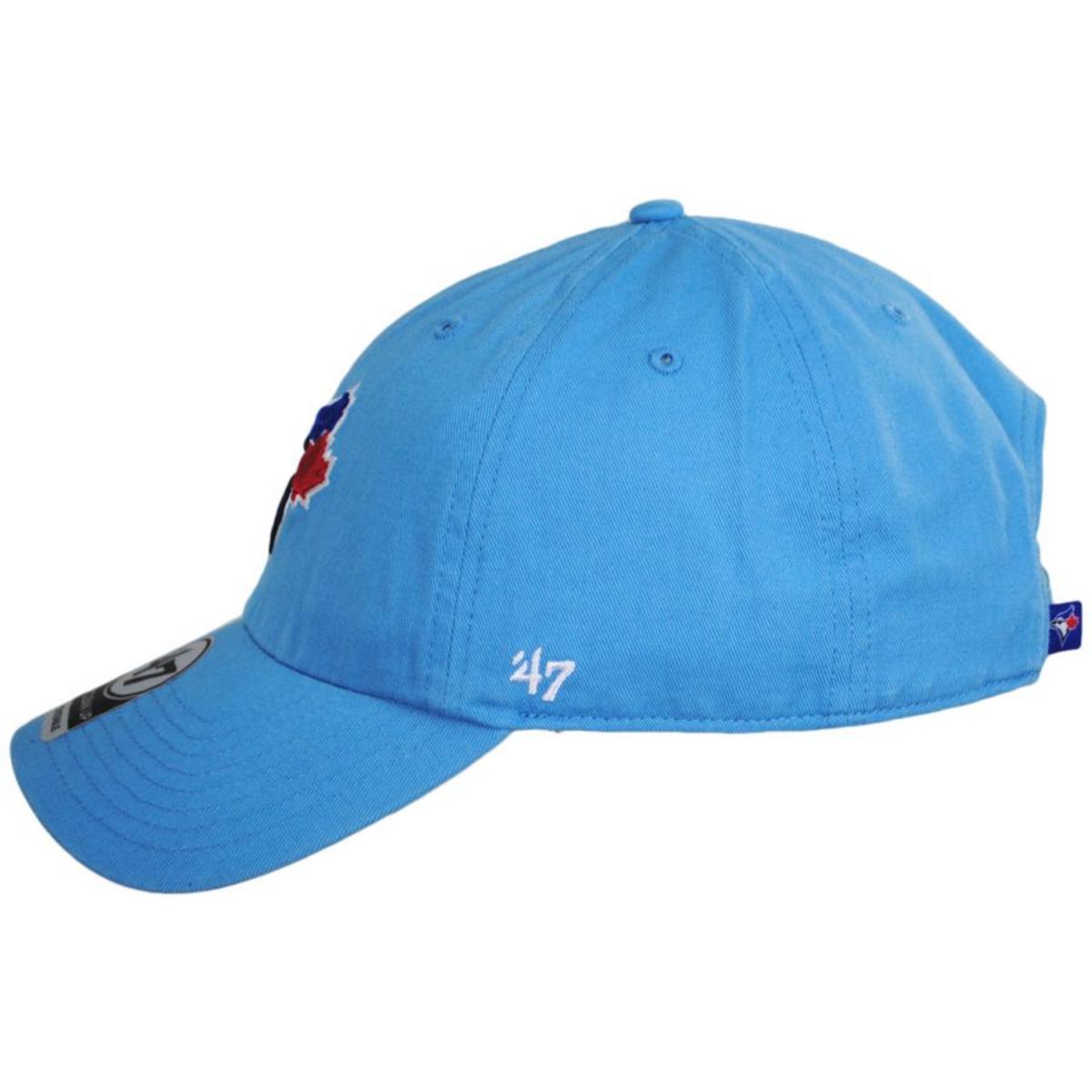 47 Brand | Toronto Blue Jays MLB Clean Up Strapback Baseball Cap Dad Hat | 203451 | profile | COLUMBIA