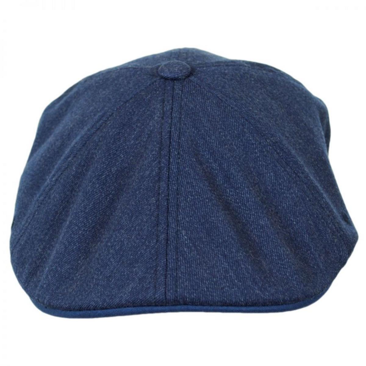 Kangol | Wool Blend Flexfit 504 Ivy Cap | 160833 | front | DENIM