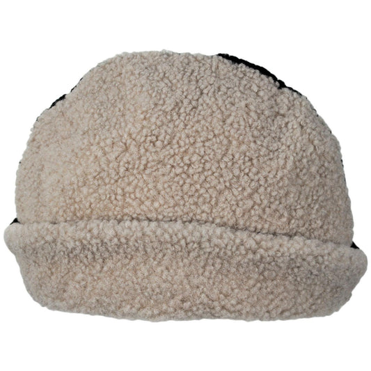 BRIXTON HATS | Ginsberg Two-Tone Fleece Skull Cap | 502730 | profile | BLACK/BEIGE