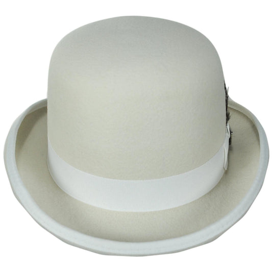 Stacy Adams | Wool Felt Derby Hat | 130454 | front | IVORY