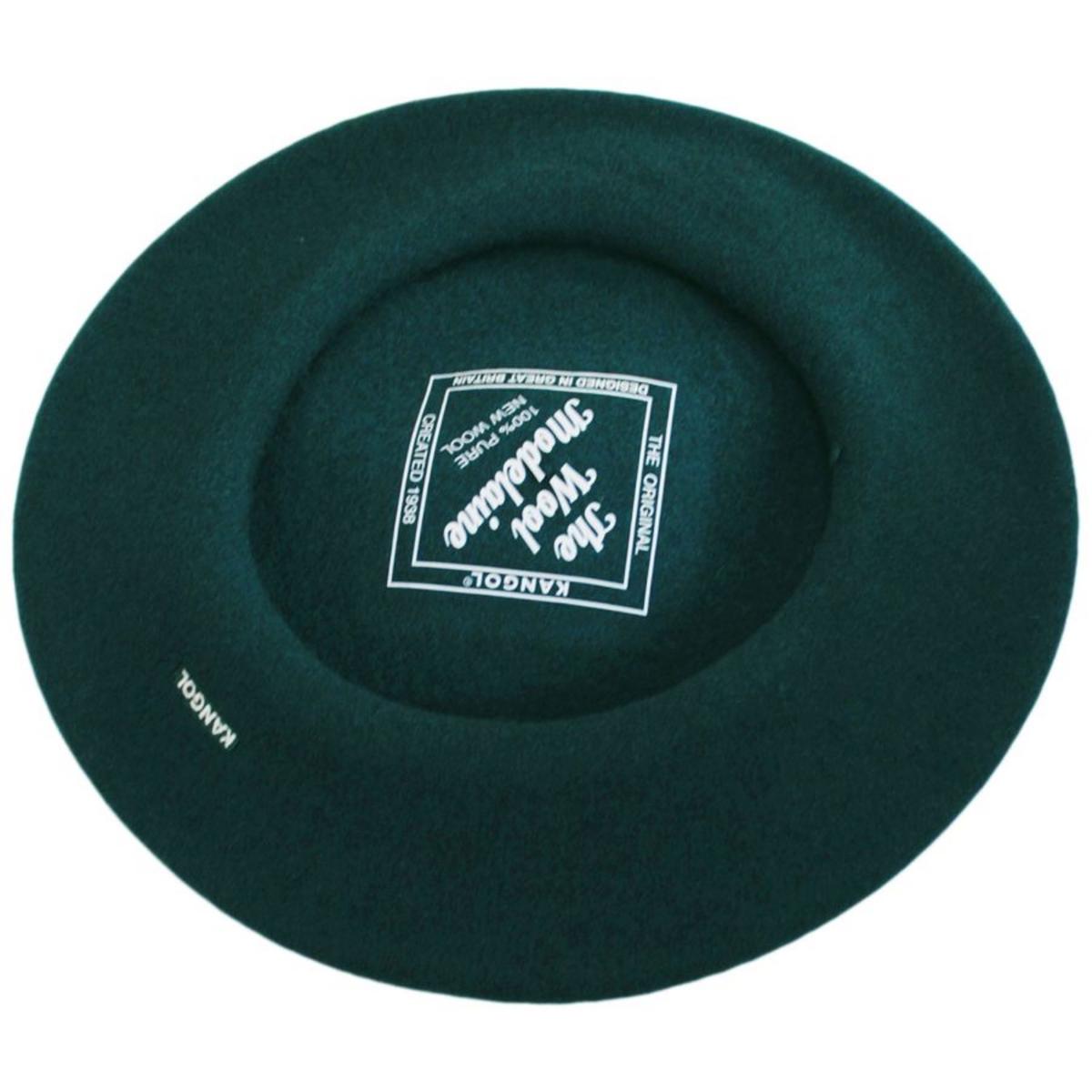 Kangol | Modelaine Wool Felt Beret - Pine and Starry Blue | 150904FW24 | under | PINE
