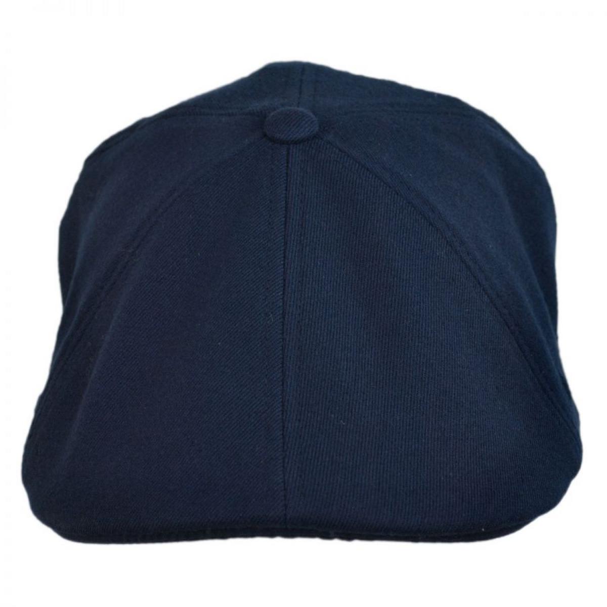 Kangol | Wool Blend Flexfit 504 Ivy Cap | 160833 | front | DARK BLUE