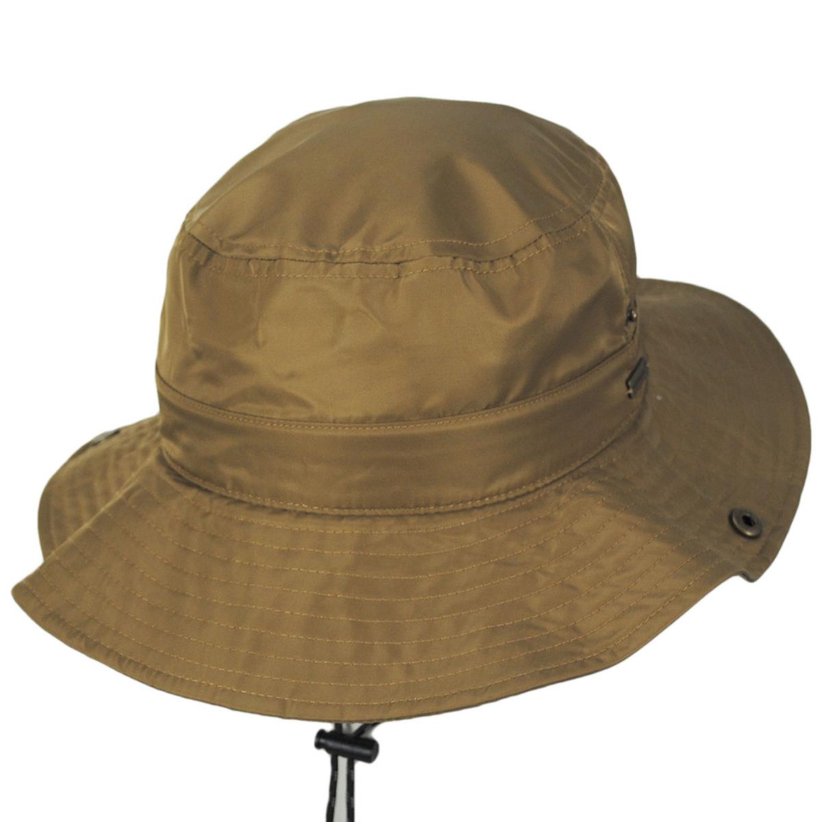 Kangol | Flux Gorpcore Nylon Bucket Hat | 185829 | lead | KHAKI